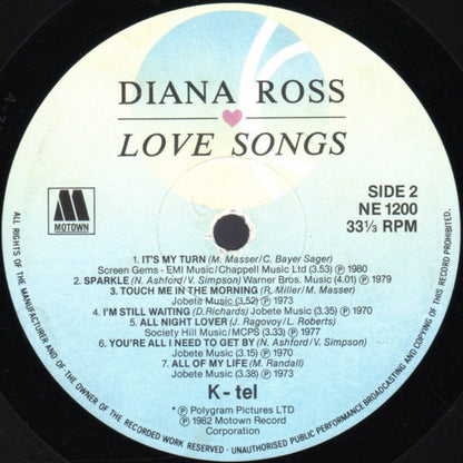 Diana Ross - Love Songs (LP) 46637 Vinyl LP Goede Staat