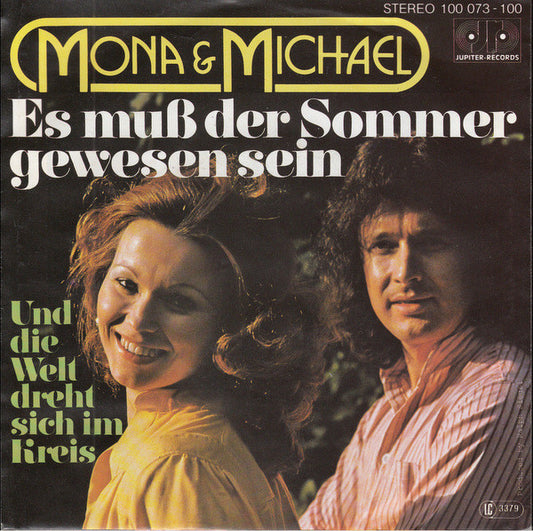 Mona & Michael - Es Muss Der Sommer Gewesen Sein Vinyl Singles Vinyl (VG) <br> Hoes (G+)