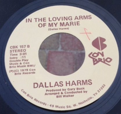 Dallas Harms - The Legend Of The Duke Vinyl Singles Vinyl Very Good (VG) <br> Hoes Good Plus (G+)