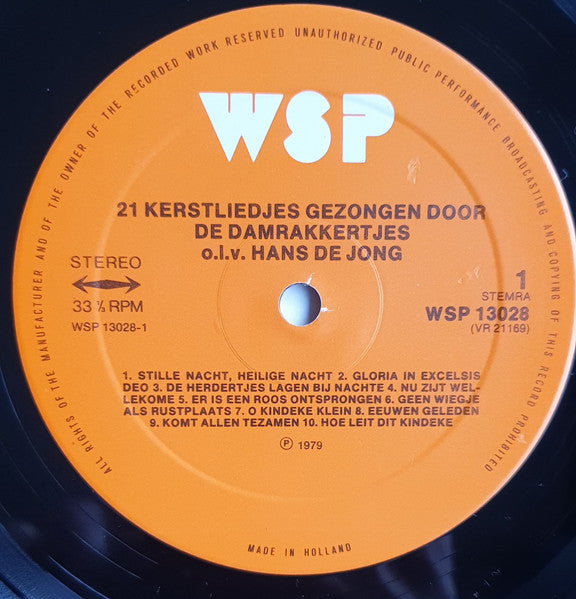 Damrakkertjes - 20 Kerstliedjes (LP) 51005 50854 49346 49079 48950 45025 48390 48688 48701 Vinyl LP Goede Staat