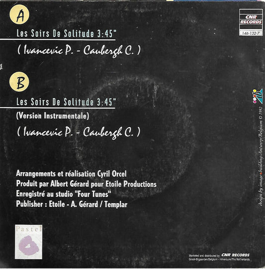 Yvhann Cévic - Les Soirs De Solitude Vinyl Singles Vinyl Zeer Goed / Hoesje Goed "VINYLSINGLES.NL"