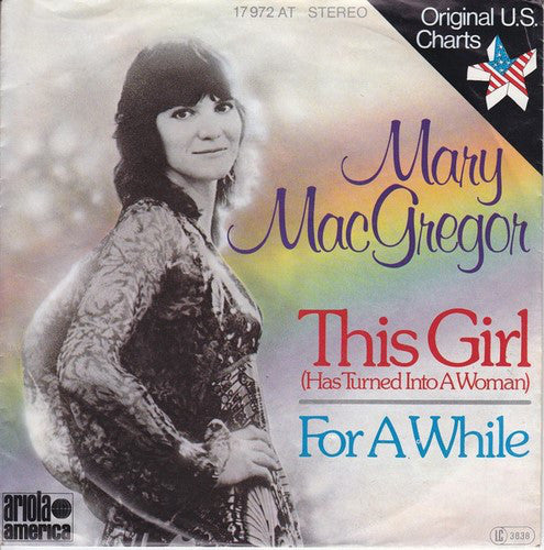 Mary MacGregor ?– This Girl (Has Vinyl Singles Vinyl Very Good (VG) <br> Hoes Good Plus (G+)