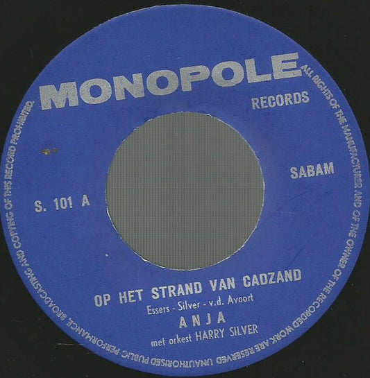 Anja - Op Het Strand Van Cadzand 23997 Vinyl Singles VINYLSINGLES.NL