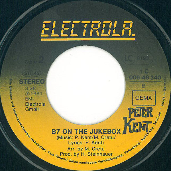 Peter Kent - Stop 'N Go 13245 28530 28609 Vinyl Singles VINYLSINGLES.NL