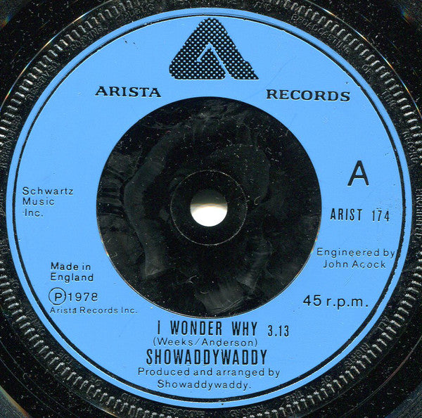 Showaddywaddy - I Wonder Why 29249 Vinyl Singles VINYLSINGLES.NL
