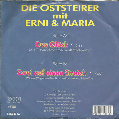Oststeirer Mit Erni & Maria - Das Glück Vinyl Singles VINYLSINGLES.NL