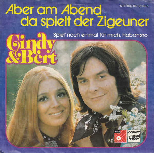 Cindy & Bert - Aber Am Abend Da Spielt Der Zigeuner Vinyl Singles VINYLSINGLES.NL