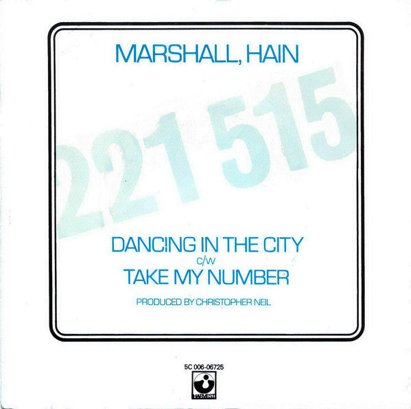 Marshall Hain - Dancing In The City 22905 08267 12030 30279 32068 33771 Vinyl Singles VINYLSINGLES.NL