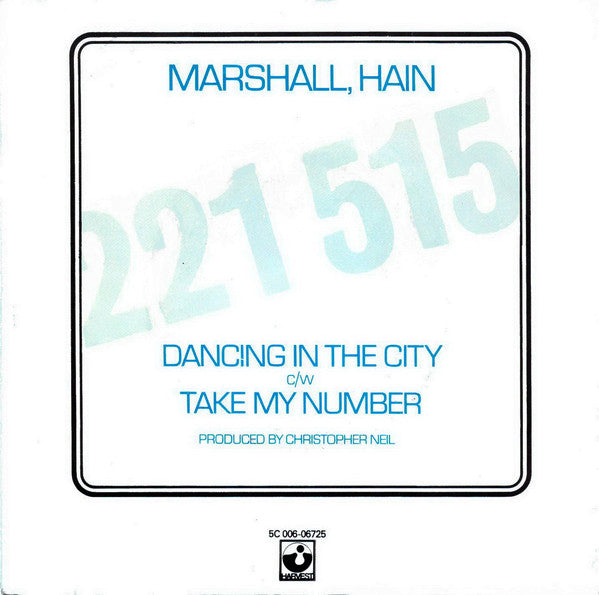 Marshall Hain - Dancing In The City 33771 Vinyl Singles Goede Staat