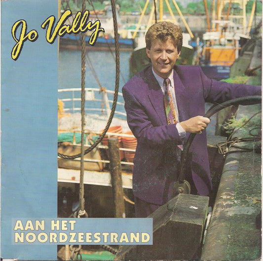 Jo Vally - Aan Het Noordzeestrand Vinyl Singles Vinyl Very Good (VG) <br> Hoes Good Plus (G+)