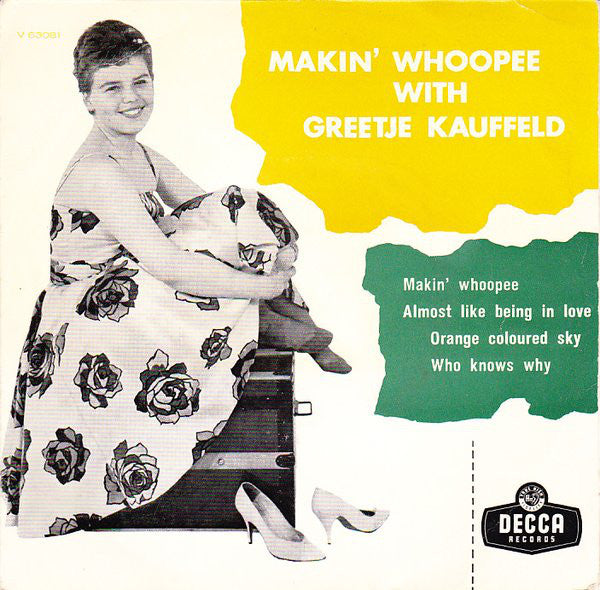 Greetje Kauffeld, Tony Vos Quartet - Makin' Whoopee Vinyl Singles EP Vinyl Very Good (VG) <br> Hoes Good Plus (G+)