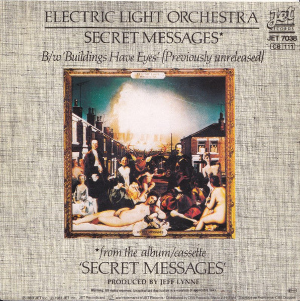 Electric Light Orchestra - Secret Messages 30093 Vinyl Singles Goede Staat