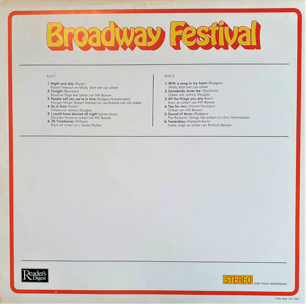 Various - Broadway Festival (LP) 44371 Vinyl LP Goede Staat