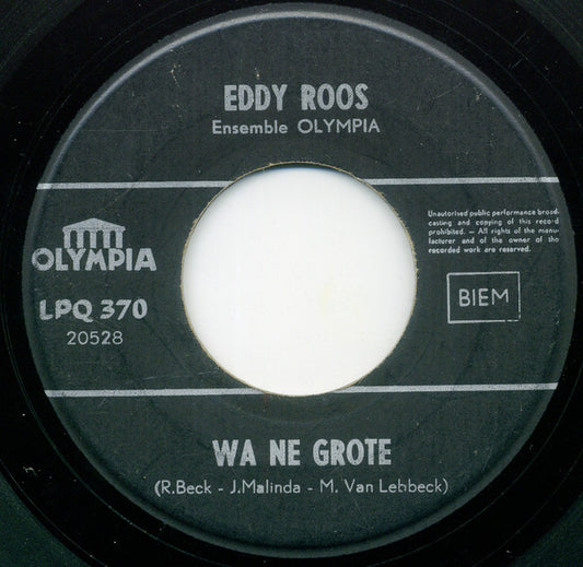Eddy Roos - Leg Z'in Mijn Hand 13367 Vinyl Singles VINYLSINGLES.NL