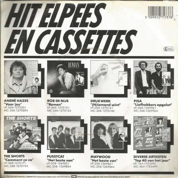 Shorts - Je Hebt Het Maar Geleend 15489 Vinyl Singles VINYLSINGLES.NL