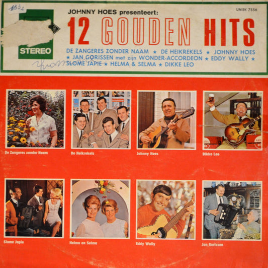 Various - Johnny Hoes Presenteert: 12 Gouden Hits (LP) 42706 Vinyl LP Goede Staat