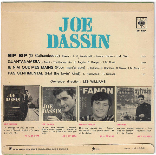 Joe Dassin - Bip Bip (EP) 13806 Vinyl Singles EP VINYLSINGLES.NL