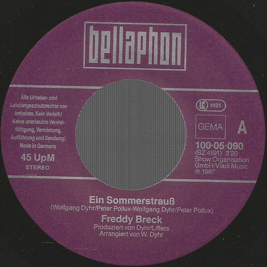 Freddy Breck - Ein Sommerstrauss