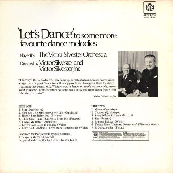 Victor Silvester Orchestra - Lets Dance To Some More Favourite Dance Melodies (LP) 41728 Vinyl LP VINYLSINGLES.NL