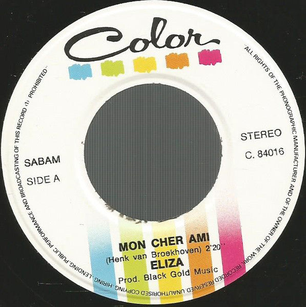 Eliza - Mon Chet Ami 12847 Vinyl Singles Goede Staat