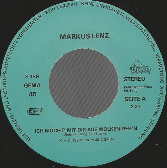 Markus Lenz - Ich Möcht Mit Dir Auf Wolken Geh'n