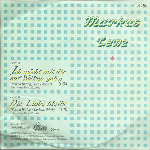 Markus Lenz - Ich Möcht Mit Dir Auf Wolken Geh'n 23537 Vinyl Singles Goede Staat