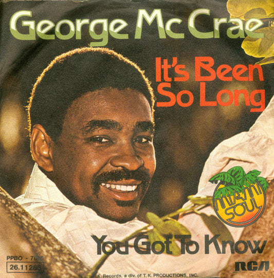 George McCrae - It's Been So Long 07433 Vinyl Singles Goede Staat