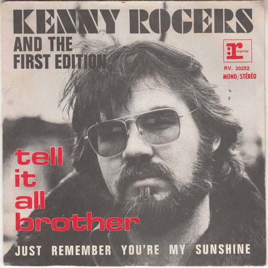 Kenny Rogers & The First Edition - Tell It All Brother 31628 Vinyl Singles VINYLSINGLES.NL