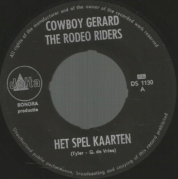 Cowboy Gerard- Het Spel Kaarten Vinyl Singles VINYLSINGLES.NL