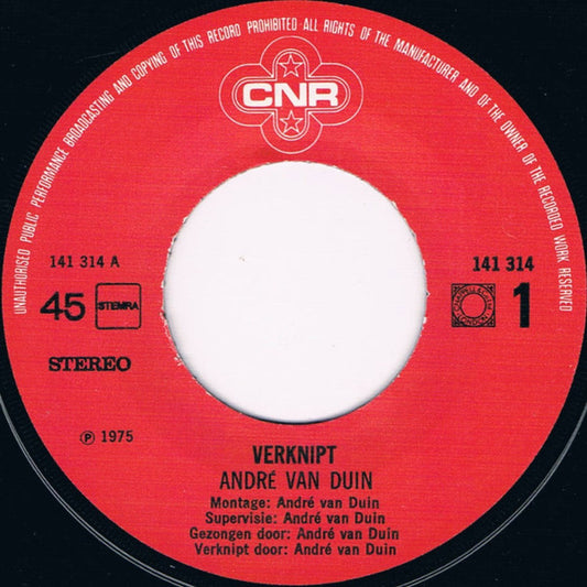 André van Duin - Verknipt 39304 Vinyl Singles Goede Staat