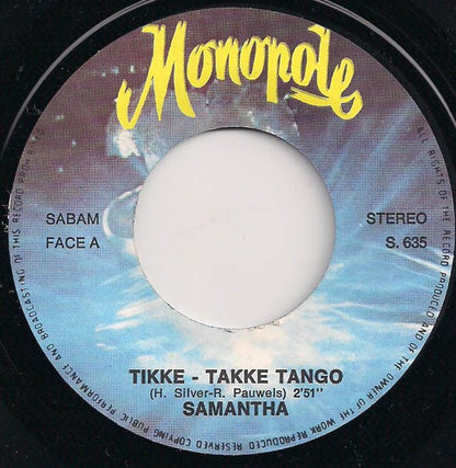 Samantha - Tikke Takke Tango 32533 Vinyl Singles Goede Staat