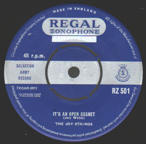 Joy Strings - It's An Open Secret 08658 Vinyl Singles VINYLSINGLES.NL
