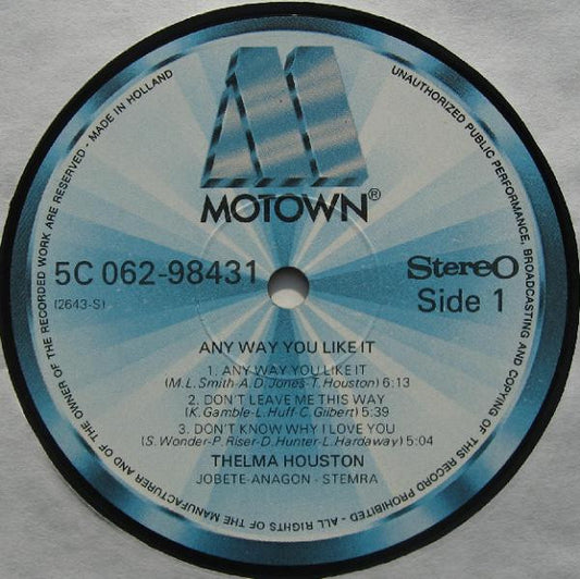 Thelma Houston - Any Way You Like It (LP)