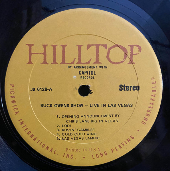 Buck Owens - The Buck Owens Show Live In Las Vegas (LP) 46223 Vinyl LP VINYLSINGLES.NL