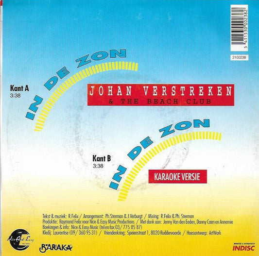 Johan Verstreken & The Beach Club - In De Zon