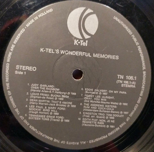 Various - 40 Wonderful Memories (LP) 42587 48956 Vinyl LP VINYLSINGLES.NL