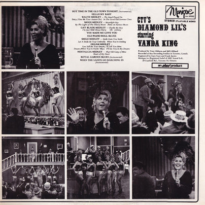 Vanda King - CTV's Diamond Lil's Starring Vanda King (LP) Vinyl LP Vinyl Very Good (VG) <br> Hoes Good Plus (G+)