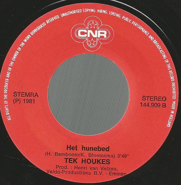 Tek Houkes - Als Om De Dom De Schemering Gaat Komen 29257 Vinyl Singles VINYLSINGLES.NL