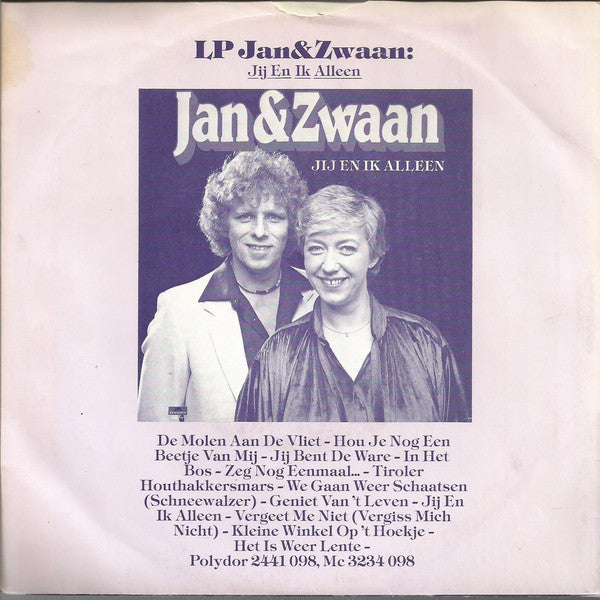 Jan & Zwaan - Vergeet Me Niet 28979 Vinyl Singles VINYLSINGLES.NL