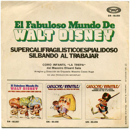 Coro Infantil La Trepa Del Elisard Sala - Supercalifragicoespialidoso 19878 Vinyl Singles Goede Staat