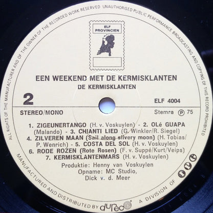 Kermisklanten - Een Weekend Met De Kermisklanten (LP) 48837 (B-Keus)