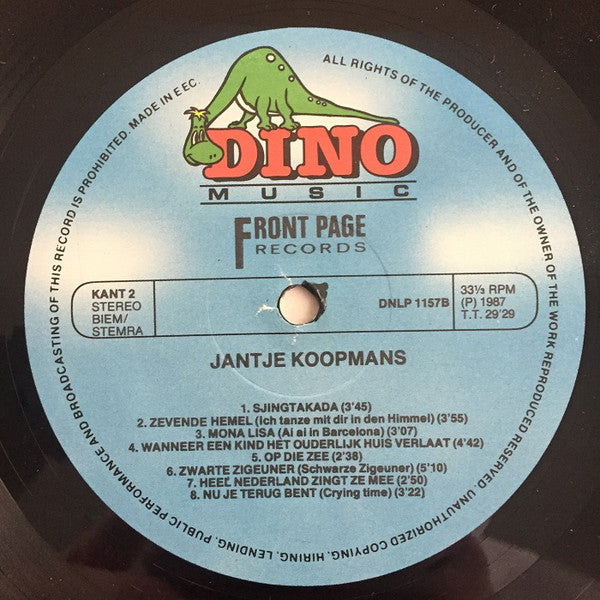 Jantje Koopmans - Jantje Koopmans (LP) 47050 Vinyl LP Goede Staat