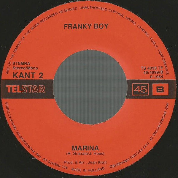 Franky Boy - Soepe Di Mamma 06106 Vinyl Singles VINYLSINGLES.NL
