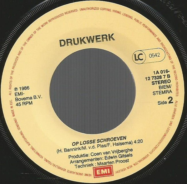 Drukwerk - Sonneveld Souvenirs Medley 31074 32485 Vinyl Singles VINYLSINGLES.NL