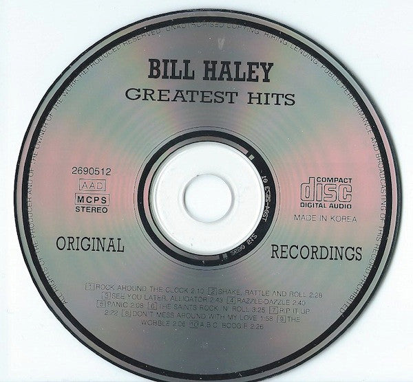 Bill Haley - Greatest Hits (CD) – VINYLSINGLES.NL