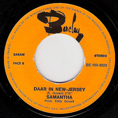 Samantha - Ik Verlang Naar Jou Vinyl Singles Vinyl Very Good (VG) <br> Hoes Good Plus (G+)