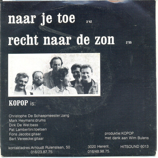Kopop - Naar Je Toe