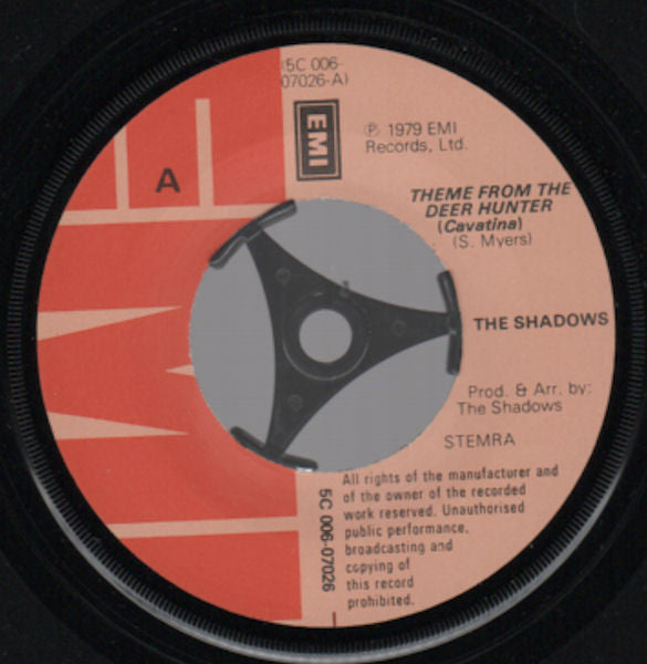 Shadows - Theme From 'The Deer Hunter' (Cavatina) 06932 07408 07967 28919 34932 37560 Vinyl Singles VINYLSINGLES.NL