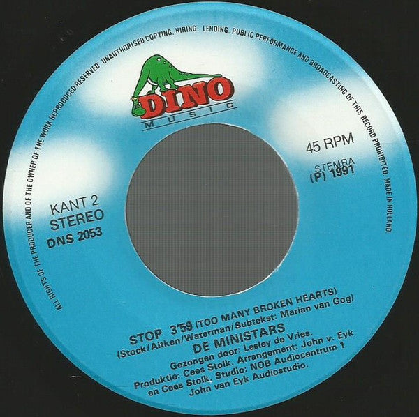 MiniStars - Gefellig, Niefeure (Don't Worry, Be Happy) Vinyl Singles Vinyl Very Good (VG) <br> Hoes Good Plus (G+)