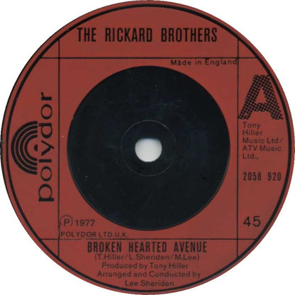 Rickard Brothers - Broken Hearted Avenue 14168 Vinyl Singles VINYLSINGLES.NL